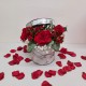 Florists choice Valentines Hat box  